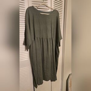 Cottagecore Green Dress
